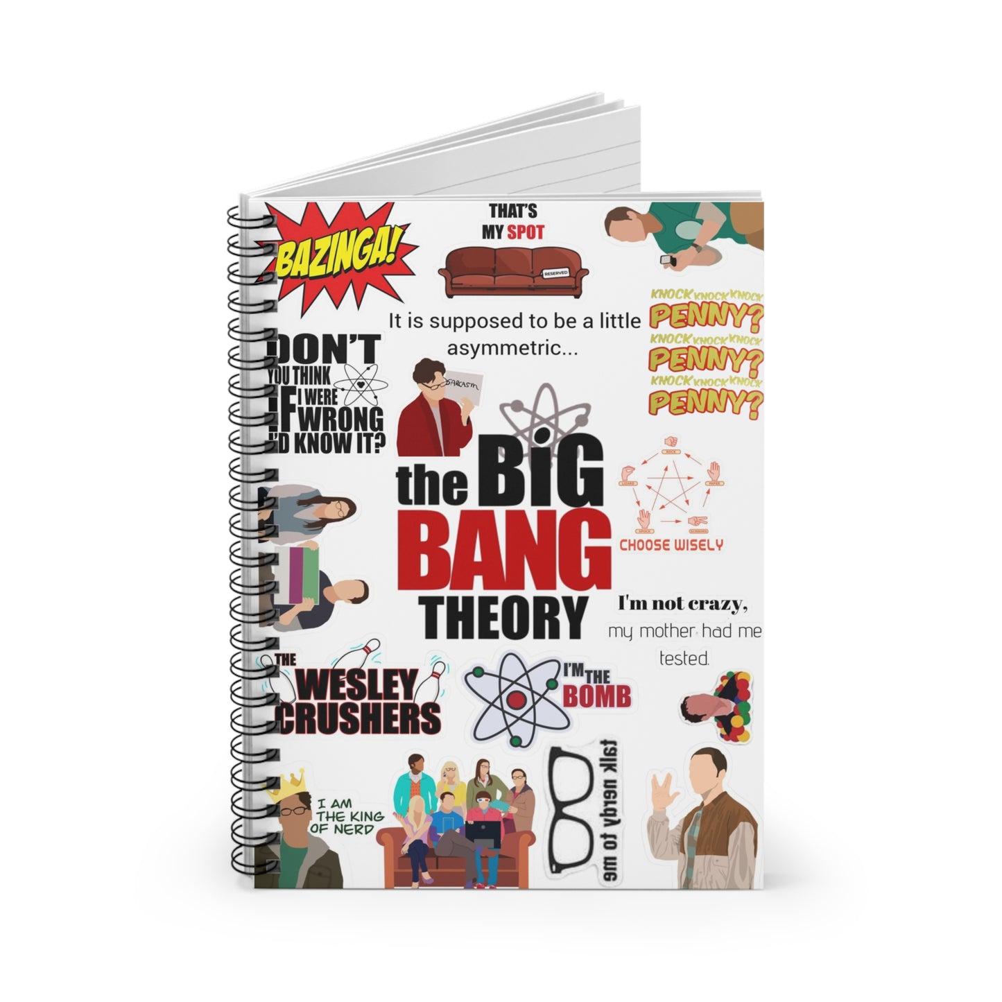 The Big Bang Theory Spiral Notebook